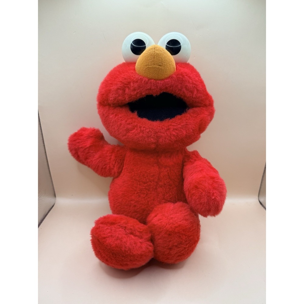Vintage 1995 TYCO Tickle Me Elmo Plush‎ Toy Tested Red Laughs Vibrates